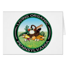 La Pennsylvanie organique Cartes De Vœux