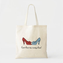La pente ont trop de sac de chaussures