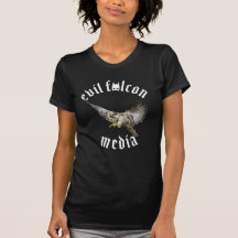 La pièce en t des femmes de logo d'EFM T-shirts