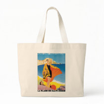La Plage de Calvi Corse Canvas Bag