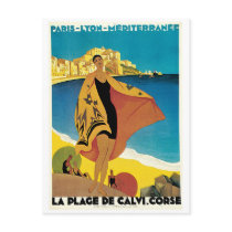La Plage de Calvi, Corse Postcards