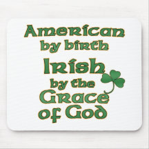 La plaisanterie américaine irlandaise Mousepads Tapis De Souris