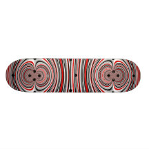 La planche à roulettes a tourbillonné rayure