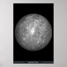 La planète Mercury Posters
