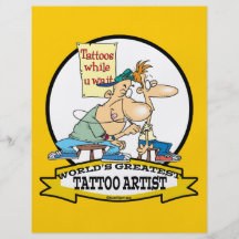 LA PLUS GRANDE BANDE DESSINÉE D'ARTISTE DE TATOUAG PROSPECTUS