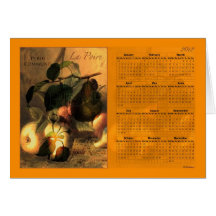 La Poire #1 2012 US Calendar Cards