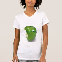 la pomme, me mordent T-shirt