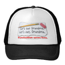 La ponctuation sauve les vies casquettes
