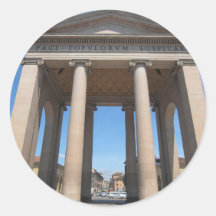 La porte de Porta Ticinese à Milan, Italie Adhésifs Ronds