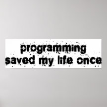 La programmation a sauvé ma vie par le passé posters