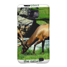 "La protection la nature ! " - couverture de l'iPh Coque Samsung Galaxy SII