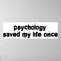 La psychologie a sauvé ma vie par le passé affiches