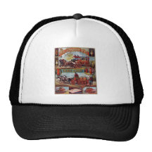 La publicité vintage d'extincteur casquette