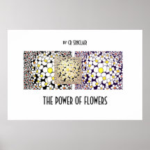 LA PUISSANCE DES FLEURS par le CR SINCLAIR Posters