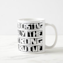 La radiodiffusion survivent tasse à café