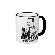 La réadaptation est pour des renonceurs tasse à café