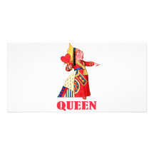 LA REINE DES COEURS PHOTOCARTE CUSTOMISÉE