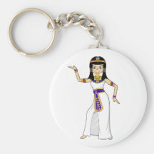 La Reine égyptienne Cléopâtre Keychain Porte-clés