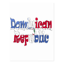 La République Dominicaine Carte Postale