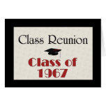 La Réunion de classe 1967 Cartes