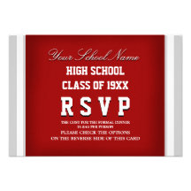La Réunion de classe personnalisable RSVP Invitations Personnalisées