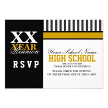 La Réunion RSVP de classe de lycée Cartons D'invitation