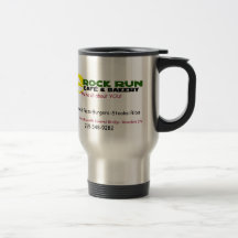 La roche courent la tasse de café et de voyage de 