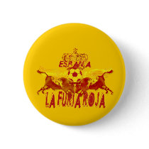La Roja Twin Toros Raging Bulls futbol kings Button