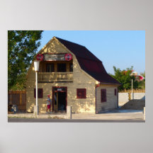 La Roumanie, barre dans un village rural, Roumanie Posters