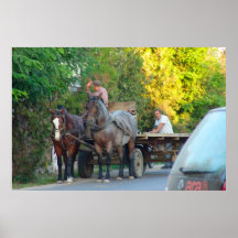 La Roumanie, transport, antique et moderne Posters