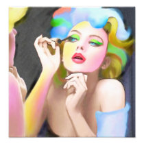La Rubia mas deseada Art Photo
