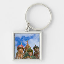 La Russie, Moscou, carré rouge, St Basil Porte-clés