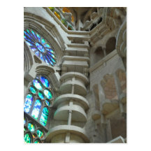 La Sagrada Familia Church Postcard