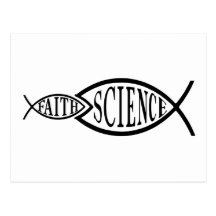 La Science Trumps des poissons de foi Cartes Postales