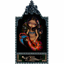 La Sirena - Day of the Dead - Mermaid Photo Sculpt Photo Cut Out