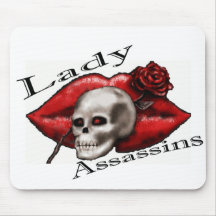 LA Skull Mouse Pad