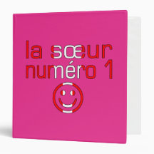 La Sœur Numéro 1 - Number 1 Sister in Canadian Vinyl Binder