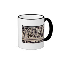 La soumission d'un barbare à un romain mug à café