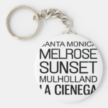 LA Streets Keychain