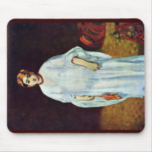 La Sultans By Manet Edouard Mouse Pads