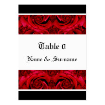 la table de roses rouges carde des modèles - perso cartes de visite personnelles