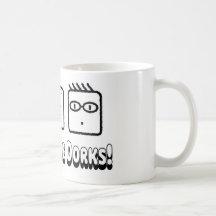 La tasse de Dorks de griffonnage