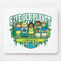 La terre badine le Vermont Tapis De Souris