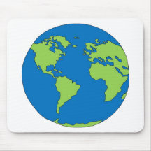 La terre de planète tapis de souris