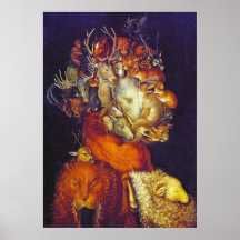 La terre - Giuseppe Arcimboldo Affiches