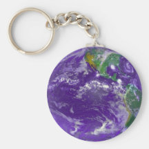 La terre Keychain de planète Porte-clé