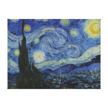 La toile de nuit étoilée toiles tendues sur châssis