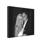 La toile enveloppée par photo de mariage créent vo impression sur toile