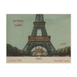 la Tour Eiffel, 1928 - Postcard