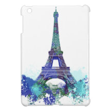 La tour Eiffel  color splash iPad Mini Cases